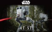 Star Wars - AT-ST Bandai Star Wars 1/48 Plastic Model