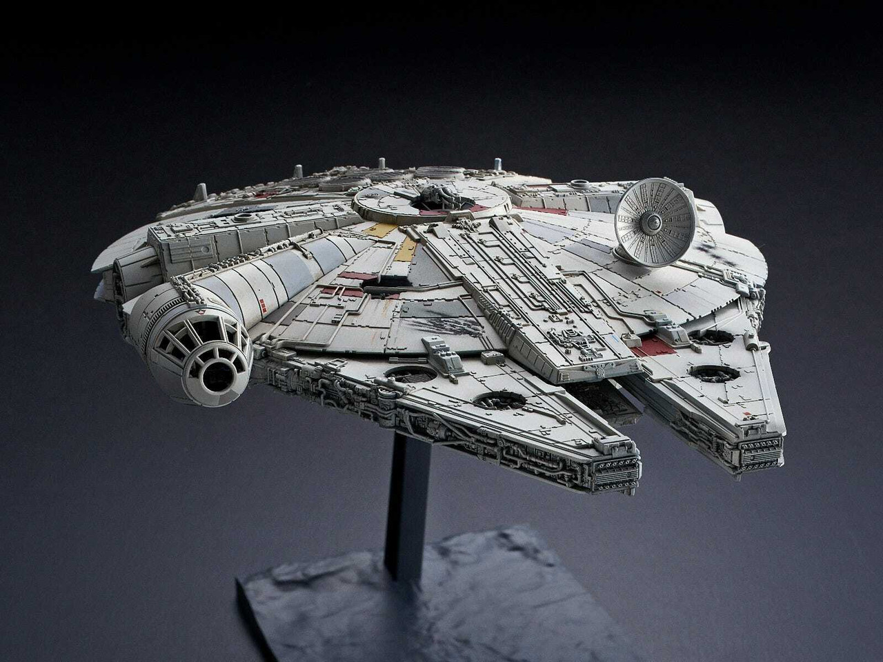 Star Wars The Rise of Skywalker Millennium Falcon 1/144 by Bandai Model Kit USA 