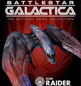 Battlestar Galactica - Cylon Raider SCAR Version PreBuilt Display