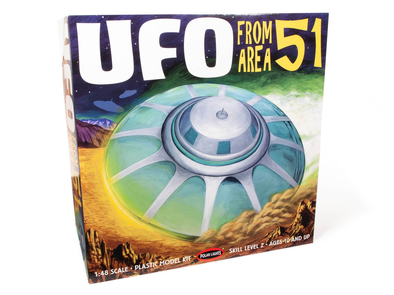 POLAR LIGHTS AREA 51 UFO 1:48 SCALE MODEL KIT