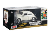 James Bond VW Beetle Model Car - On Her Majesty's Secret Service edition - By Motormax 1/24 Scale 