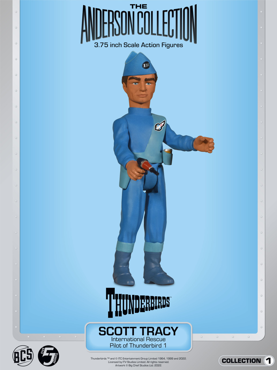 Scott Tracy 3.75 inch Thunderbirds TB1 Pilot Action Figure