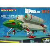 RETRO SPACE - 1999 SWIFT SPACESHIP - 14 inches Long 
