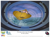 Voyage to the Bottom of the Sea - Flying Into The Future - Ron Gross - Print