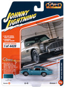 Johnny Lightning - 1966 Aston Martin DB5 1/64 Scale DieCast - Caribbean Pearl