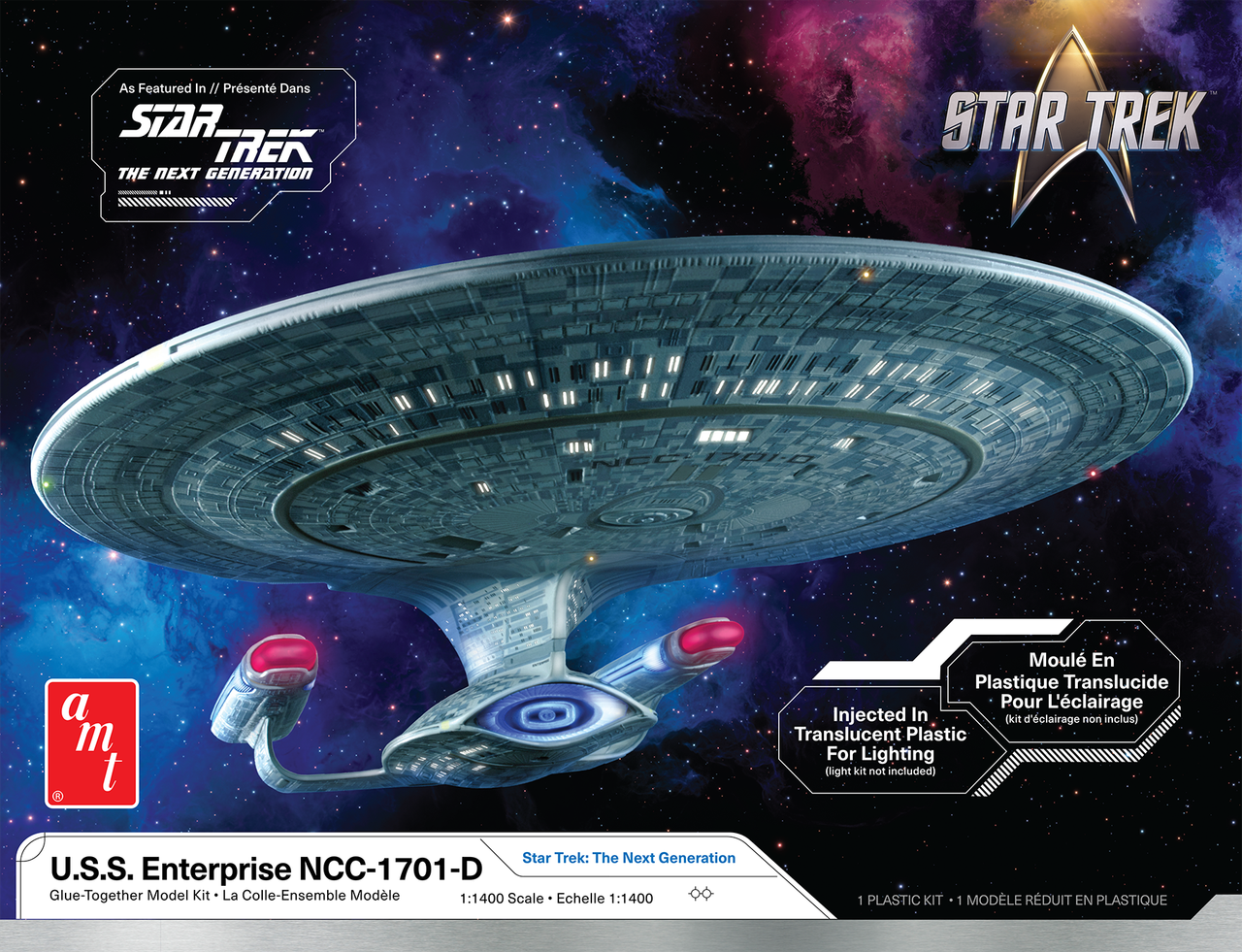 Star Trek TNG USS Enterprise 1701D - 1:1400 scale