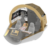 Star Wars - MPC Millennium Falcon Cockpit 1/72 scale