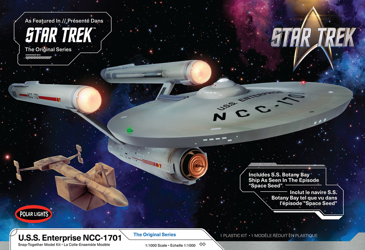 Star Trek - TOS USS Enterprise Space Seed Edition 1:1000 Snap Kit