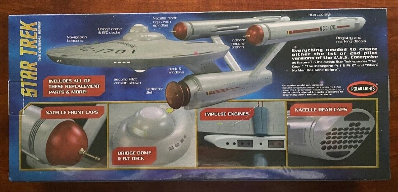 Star Trek TOS U.S.S. Enterprise Pilot Parts Pack 1:350 Scale