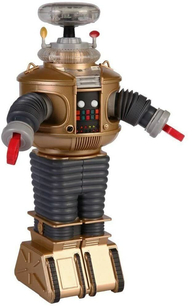 Lost In Space Golden B-9 Robot Electronic Action Figure