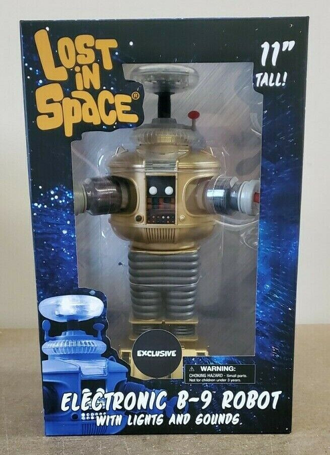 Lost In Space Golden B-9 Robot Electronic Action Figure