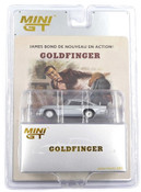 Aston Martin DB5 “Goldfinger” French Blister Packaging 1/64 DieCast by Mini Gt 