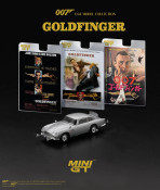 Aston Martin DB5 “Goldfinger” Spanish Blister Packaging 1/64 DieCast by Mini Gt 