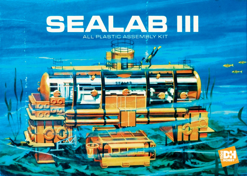 Sealab III - 1:93 scale Model Kit - by Doll & Hobby GA (DHG-1721)