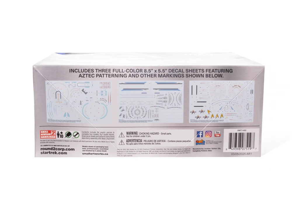 Star Trek Enterprise Set 1/2500 Scale MODEL KIT Set