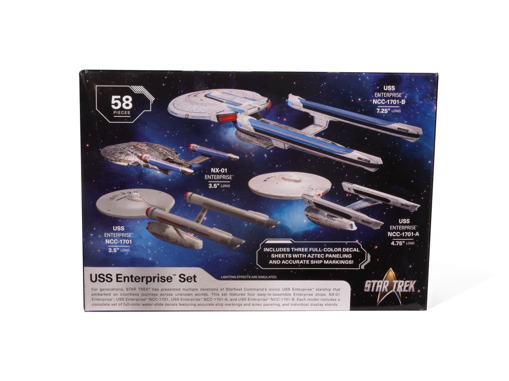 Star Trek Enterprise Set 1/2500 Scale MODEL KIT Set