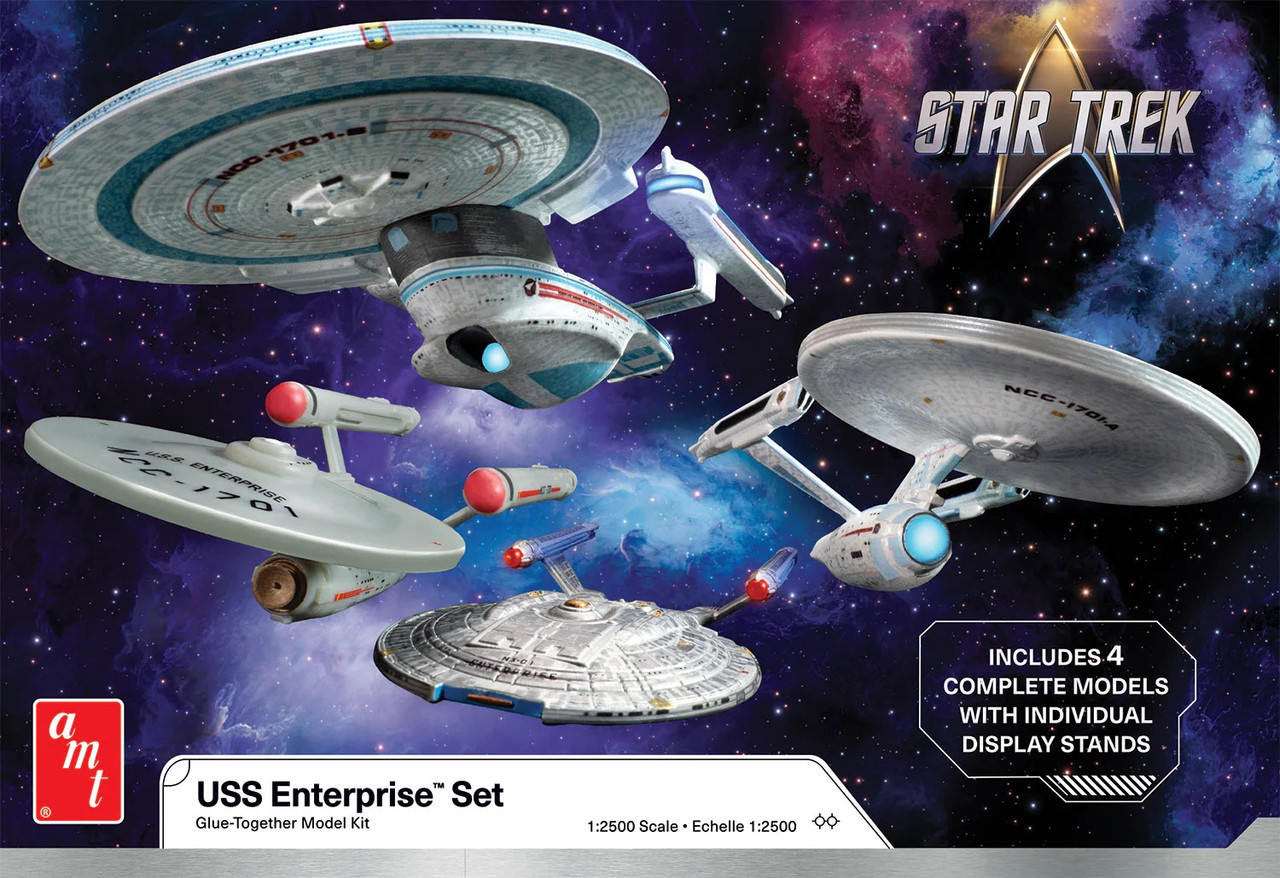 StarTrek Enterprise 7隻セット（ 1/2500 ） Star Trek Enterprise Set 1/2500 Scale MODEL KIT Set