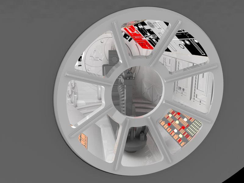 Falcon Gun Ports DeAgostini用 PGX198 Star Wars - Millennium Falcon Gun Port Photoetch Set - for