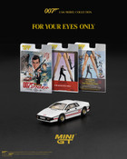 James Bond - Turbo Lotus - For Your Eyes Only - (RHD) English Blister Packaging 1/64 DieCast by Mini Gt