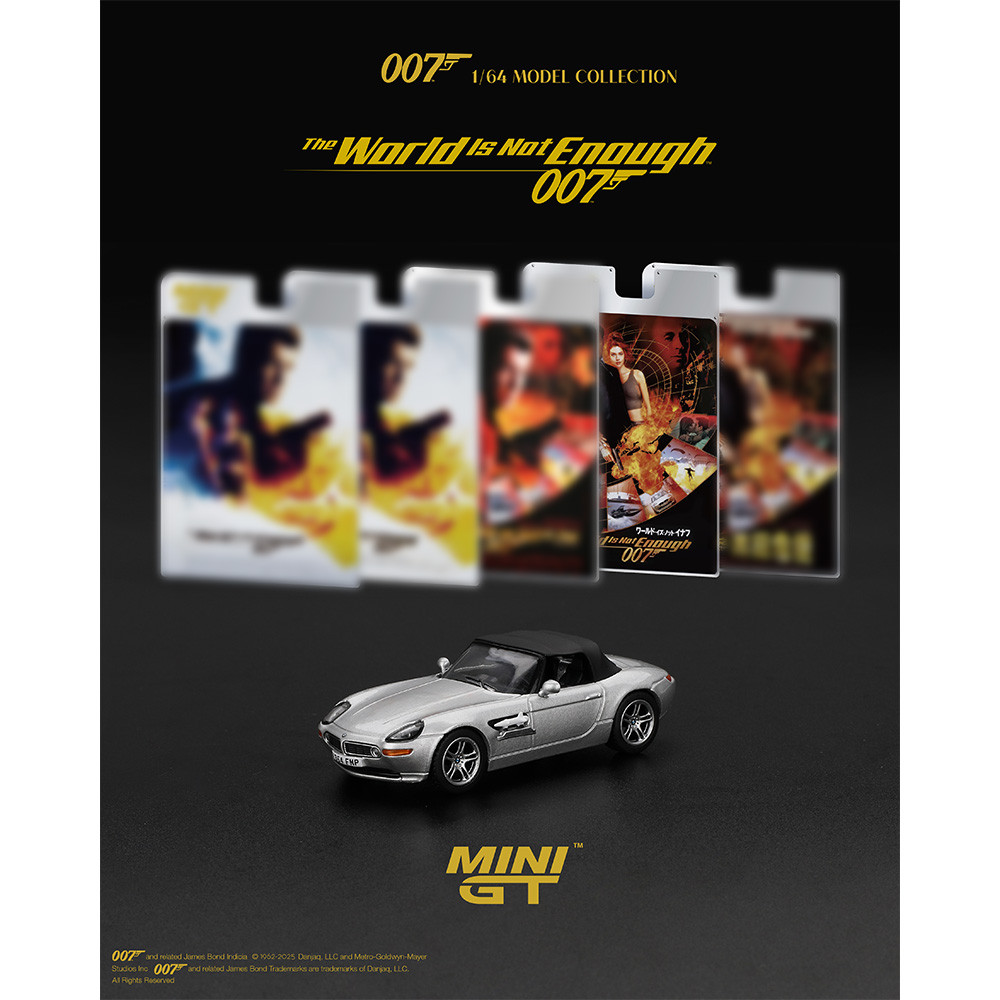 007 James Bond BMW Z8 The World is Not Enough Japanese Blister