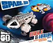 Space 1999 Eagle & Hawk - War Games Edition - 1:72 scale Model Kit by MPC