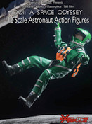 2001: A Space Odyssey 1/12th Scale Green Astronaut Action Figure