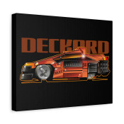 BLADE RUNNER DECKARD Police Movie Car Fireball Art Canvas Print - 11x14