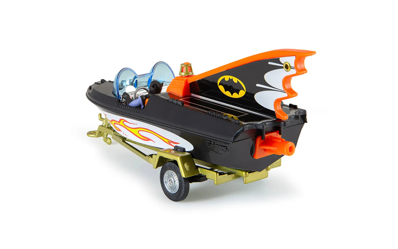 コーギ 1:46 1966 TV バットマン・バットボート・アンド・トレーラー Batman 1966 - Bat Boat With Batman & Robin (Reissue)