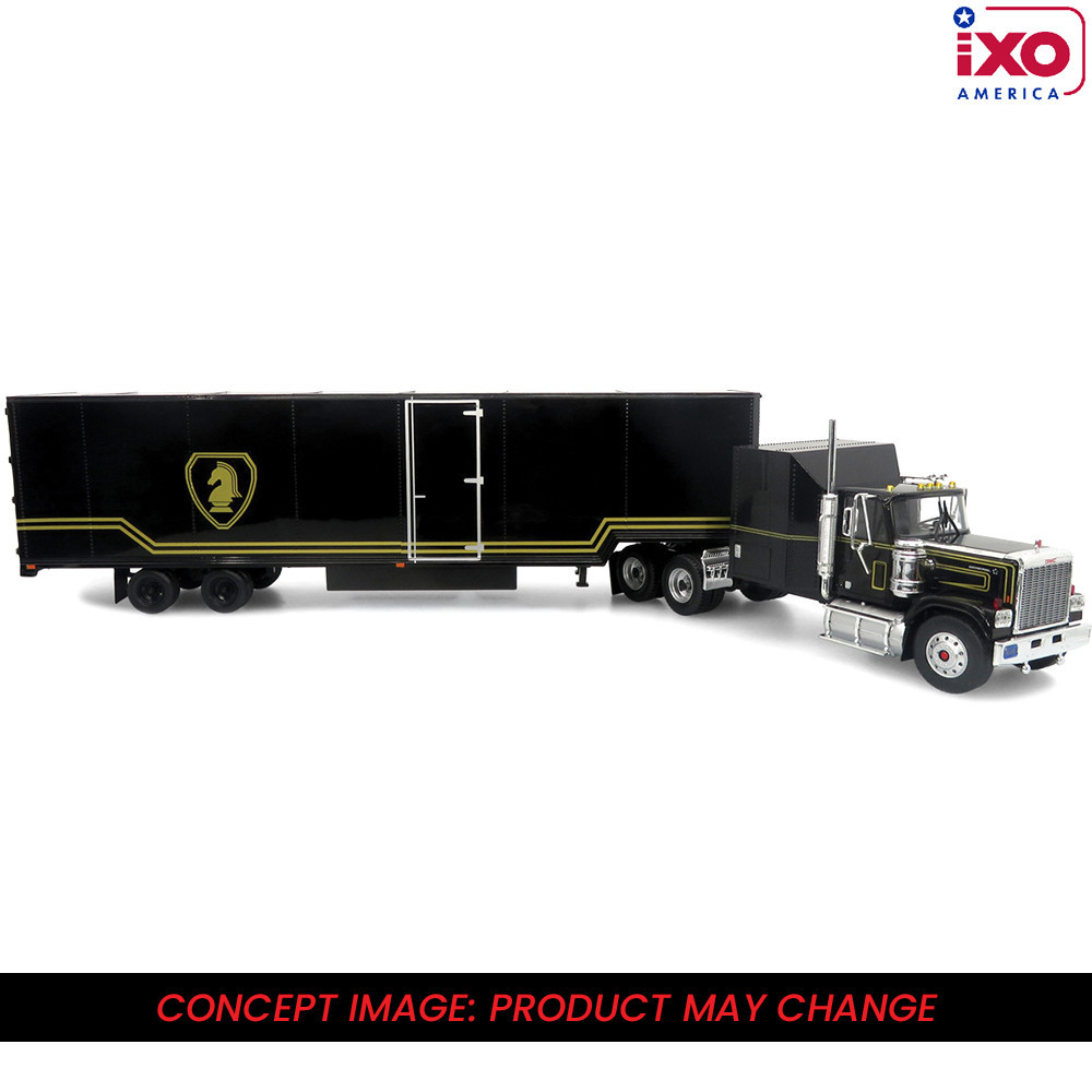KNIGHT RIDER - Knight Industries Truck & Trailer 1/64 Scale By IXO