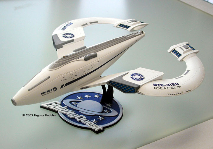 Pre-finished NSEA Protector Ship Model Galaxy Quest 