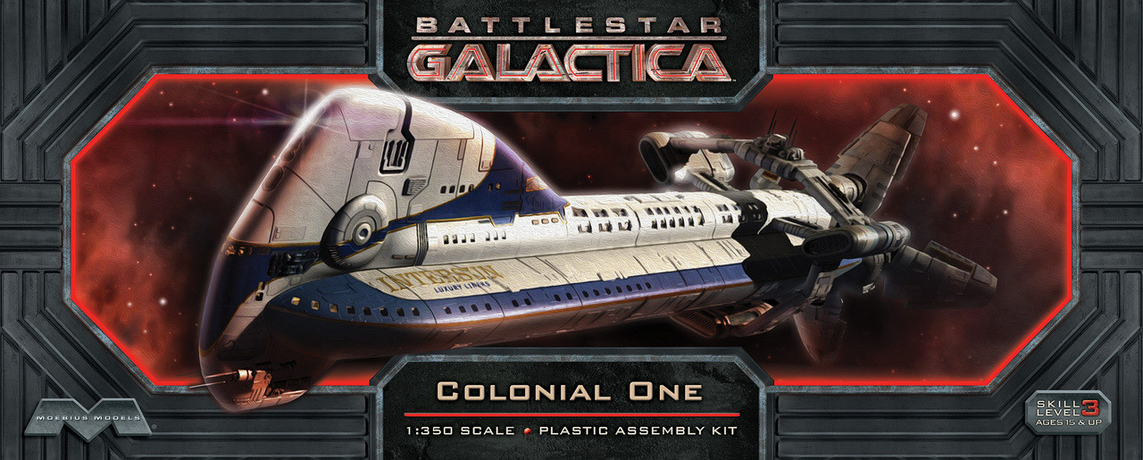 New Battlestar Galactica Colonial One Moebius 945 Neu 2015 1:350 