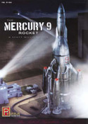 Pegasus "Mercury 9 Rocket" model kit (13 1/2 inches in tall)
