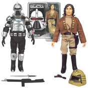 Battlestar Galactica Cylon & Captain Apollo Figures