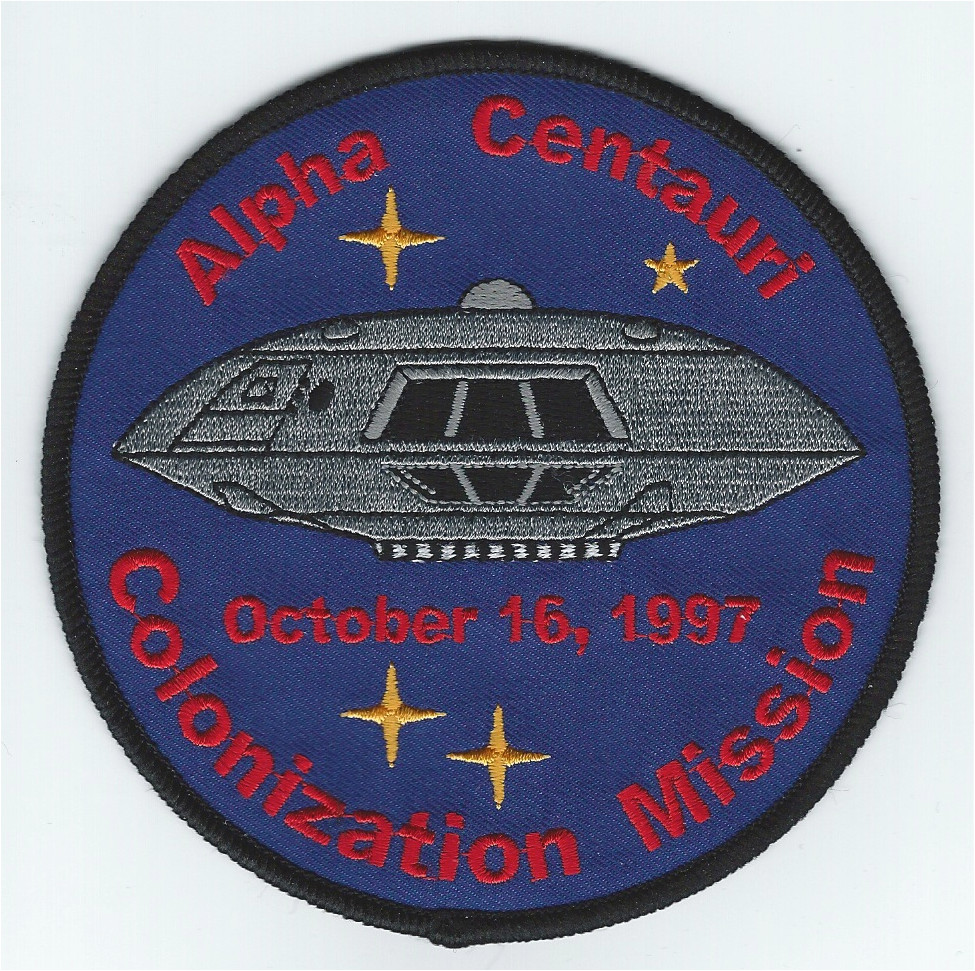Lost in Space Alpha Control Colonization Mission Logo Patch 