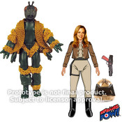 Battlestar Galactica Ovion & Cassiopeia 8-Inch Figures