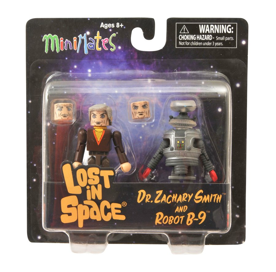 Lost In Space Dr Smith And B9 Minimates 2 Pack Fabgear Usa Classic Sci Fi Toys And Collectibles