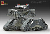 Terminator 2 Hunter Killer Tank 1:32 Scale Model Kit