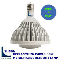 LED METAL HALIDE RETROFIT LUNERA SN-V-E26-150W-50W-3500-G2