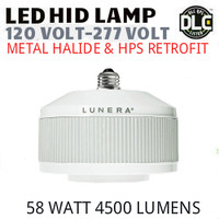 LED HID RETROFIT LAMP 120V-277V REPLACES 150W-70W HID E26 5000K LUNERA SN-VS-E26-L-5KLM-850-G3 