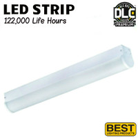 LED Strip Light Fixture 4ft 32W 4256 Lumens 50K Dim Best BLCSLED4FT-32-5KMV-ET