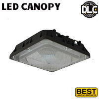 LED Canopy Light Fixture 45W 5000 Lumens Dim 50K Best CPLED-45W-5K-MV-TH