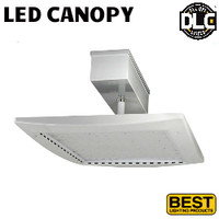 LED Canopy Light Fixture 120W 12,000 Lumens Dim 50K Best LEDCPYSM120W-5K
