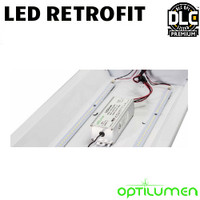 LED 2X4 Troffer Retrofit Kit 40W 5650 Lumens Dim 35K Optilumen RKT2418M-35