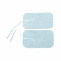High Quality Gel Blue Cloth Top Economy Electrode, 2" x 3.5"