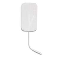 High Quality Gel White Cloth Top Economy Electrode, 2" x 3.5"