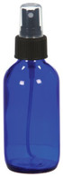 4oz Cobalt Blue Glass Bottle with Fine Mist Sprayer - Pack of 1