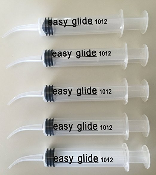 Easy Glide Curved Tip Dental Syringes - Box of 50