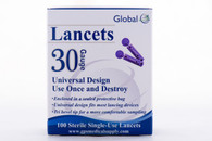 Global 30g Lancets - Box of 100