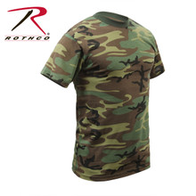 A must have for anyone! Rothco's Camouflage T-shirts feature a poly/cotton blend and available in sizes from XS - 7XL. Rothco's camo t-shirts offer a great value and are perfect for screen printing.