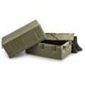 Used U.S. large Military Surplus Aluminum XL Medical 
Storage Chest, Olive Drab
